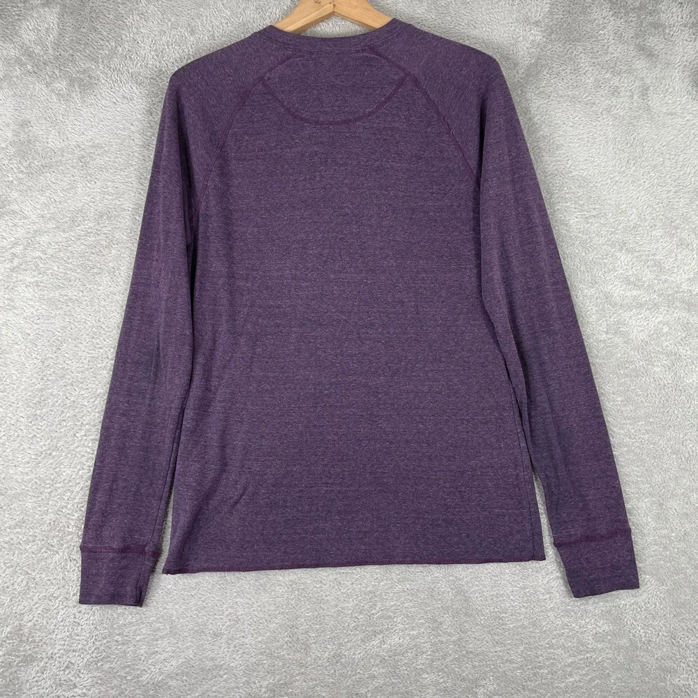 The North Face Henley Mens Small Purple Raglan Sleeve California Heritage Shirt